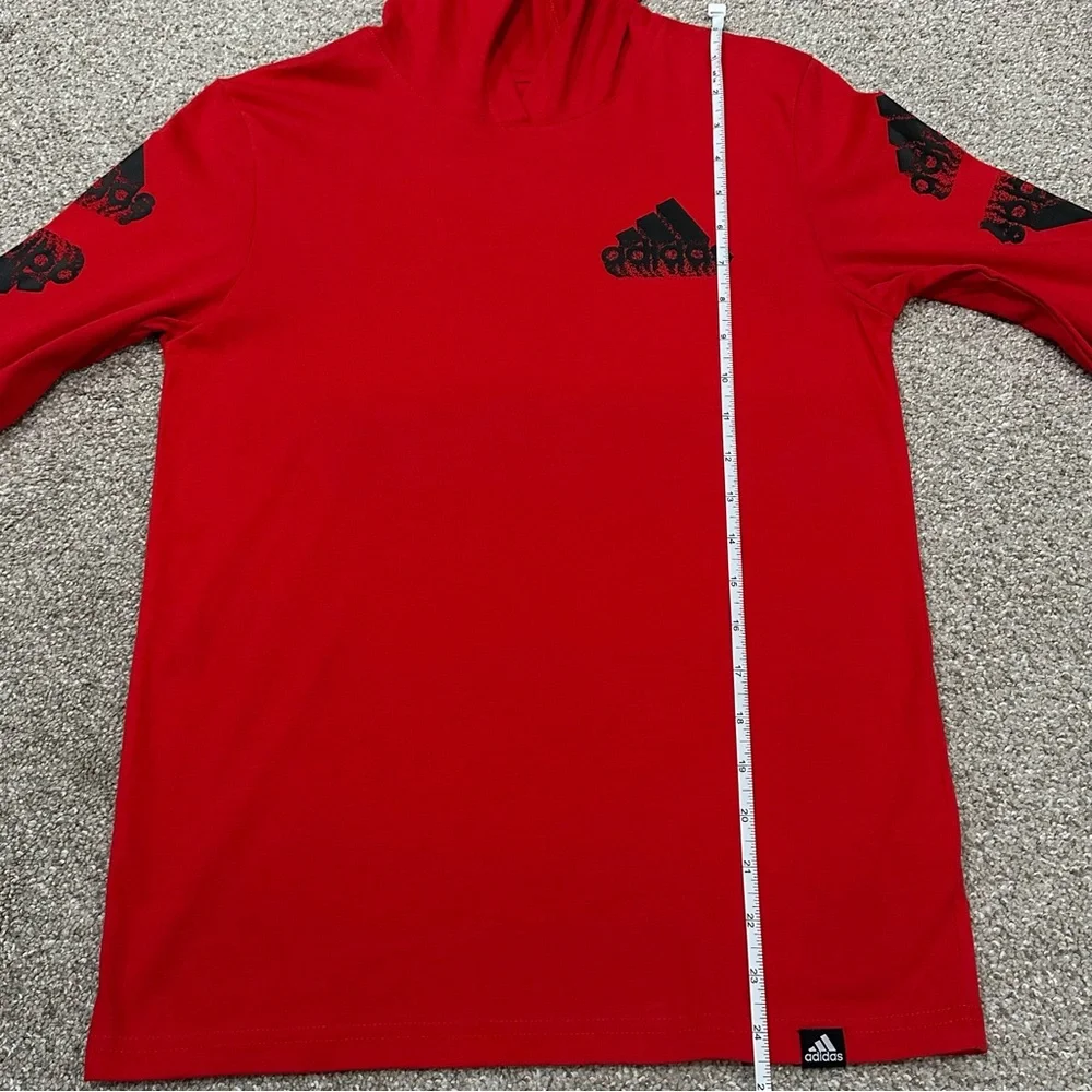 Adidas Boys Long Sleeve Hooded Tee and Jogger Pants Set